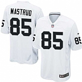 Nike Men & Women & Youth Raiders #85 Mastrud White Team Color Game Jersey,baseball caps,new era cap wholesale,wholesale hats
